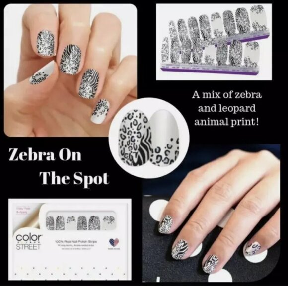Color Street Nails Zebra On The Spot - Picture 1 of 4